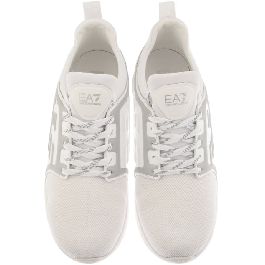 Alternative Image for ProductEA7 Emporio Armani Logo Trainers White3